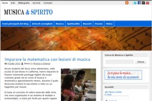 Il blog Musica e Spirito